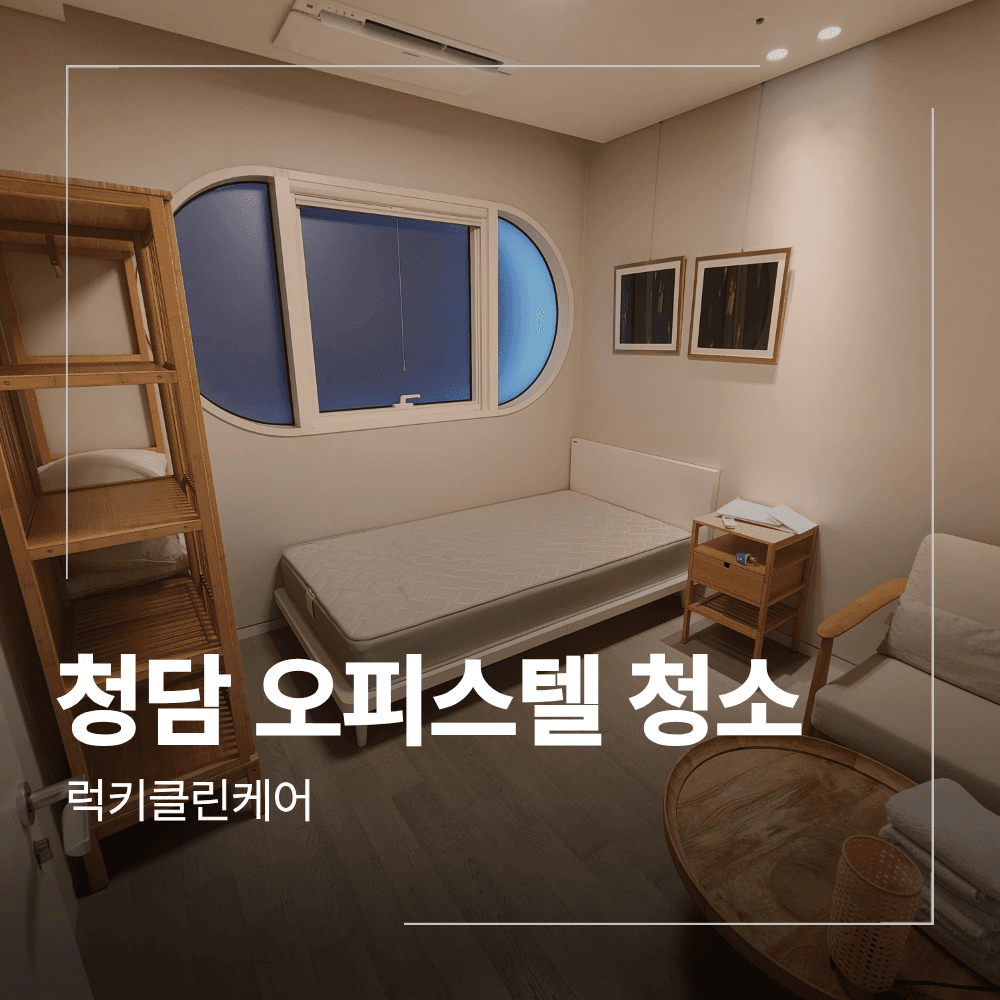 청담 이상봉 디자이너 오피스텔 거주 입주 청소