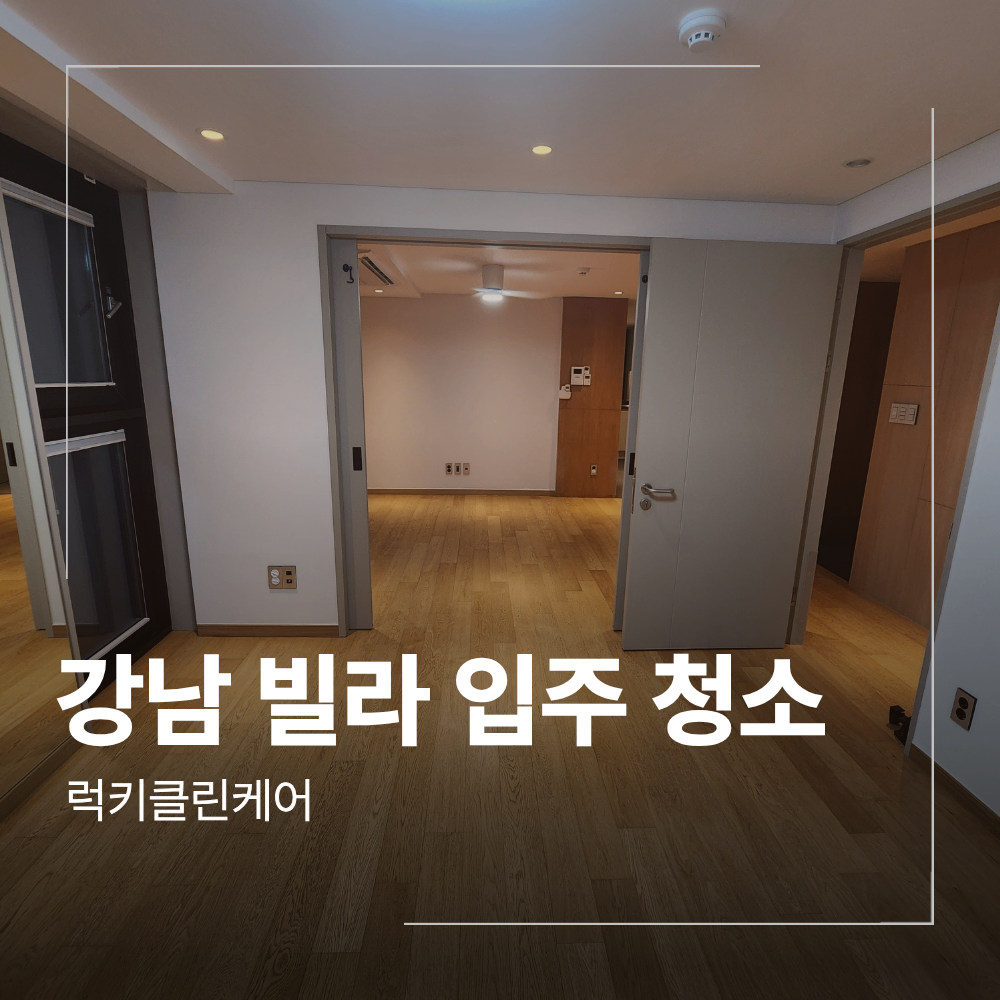 강남 빌라 입주청소 집청소업체 도배풀 제거 후기